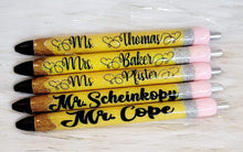 Load image into Gallery viewer, Customized Refillable Glitter Pens