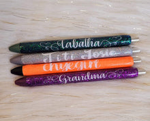 Load image into Gallery viewer, Customized Refillable Glitter Pens
